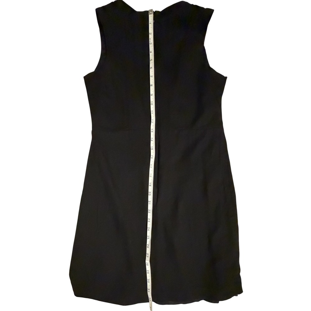 Gap Womens Black Sleeveless Rayon Crepe Shift Dress Size 8 123237-01-1 - Picture 10 of 11